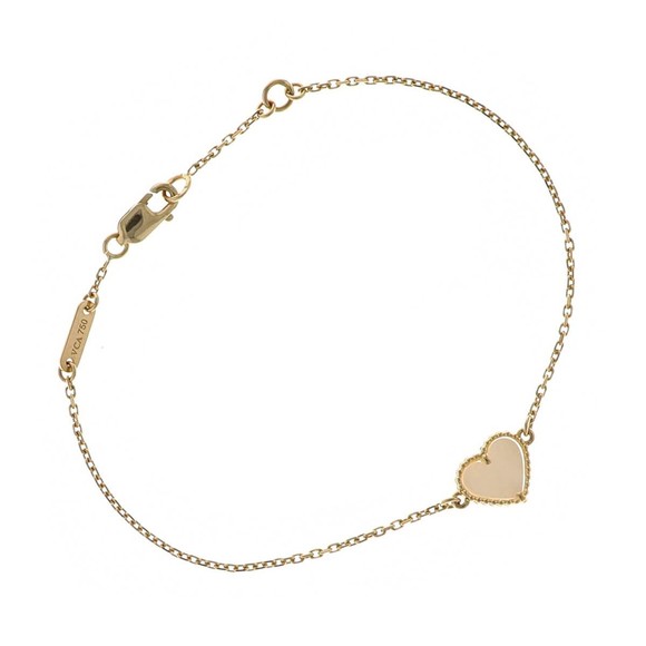 Van Cleef & Arpels Jewelry - Van Cleef & Arpels Sweet Hearts mother of pearl and gold bracelet